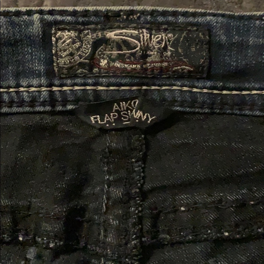 Sliver skinny jeans